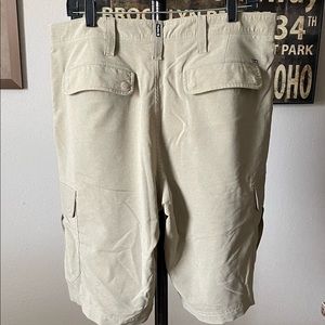 Buckle Mens Hurley tan cargo shorts dri fit 34 waist